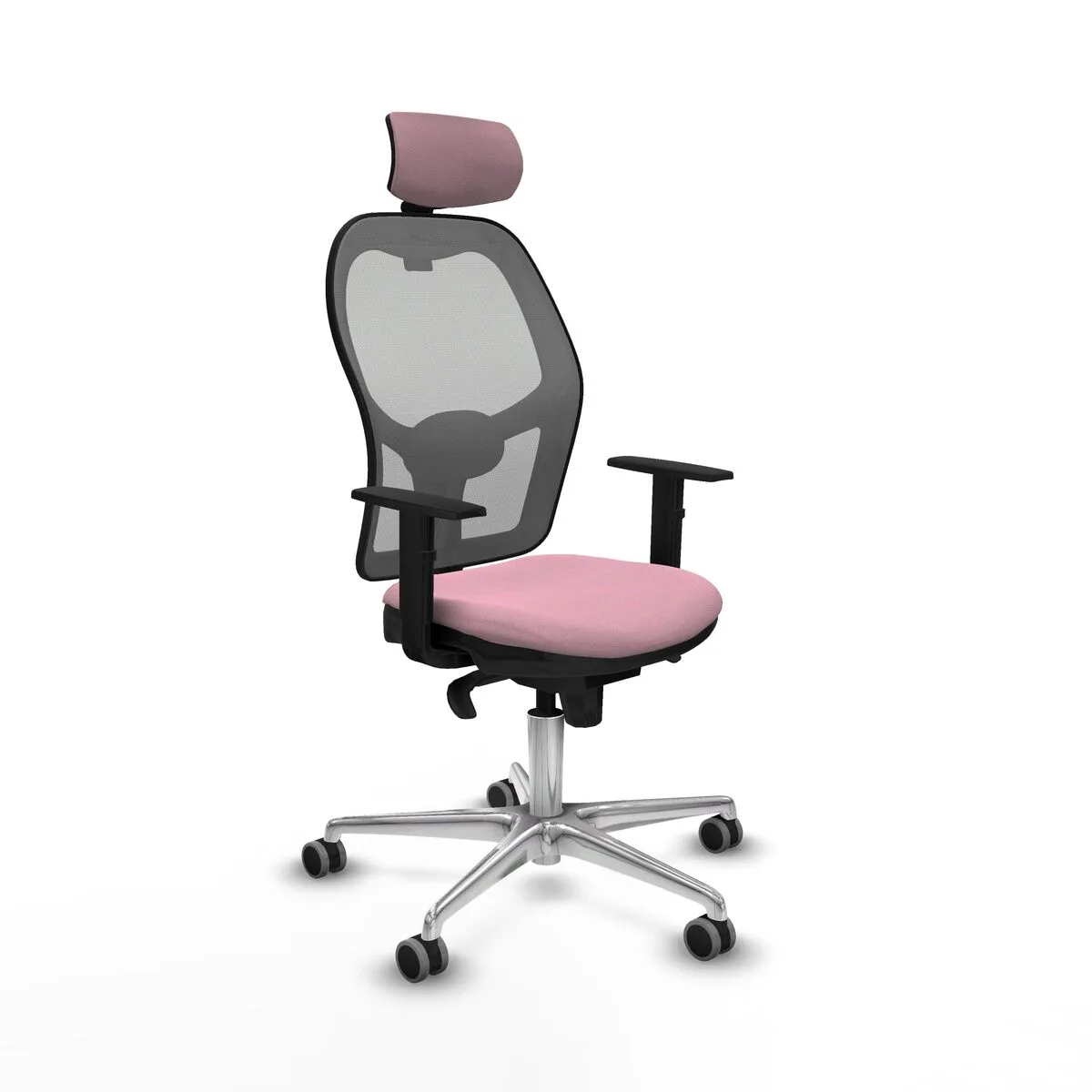 SILLA DE OFICINA CON CABECERO PIQUERAS Y CRESPO 1D086G2 ROSA