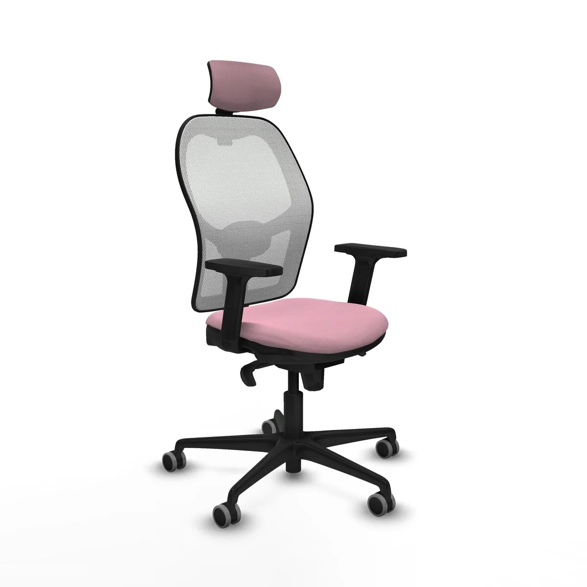 SILLA DE OFICINA CON CABECERO PIQUERAS Y CRESPO 2D036G2 ROSA