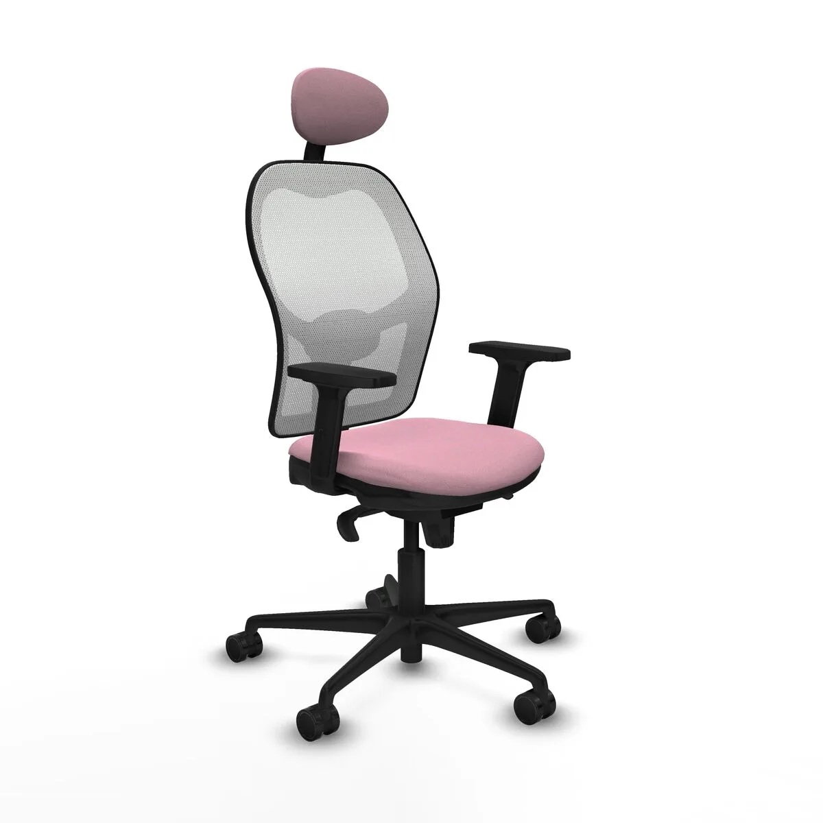 SILLA DE OFICINA CON CABECERO PIQUERAS Y CRESPO 2D036N1 ROSA