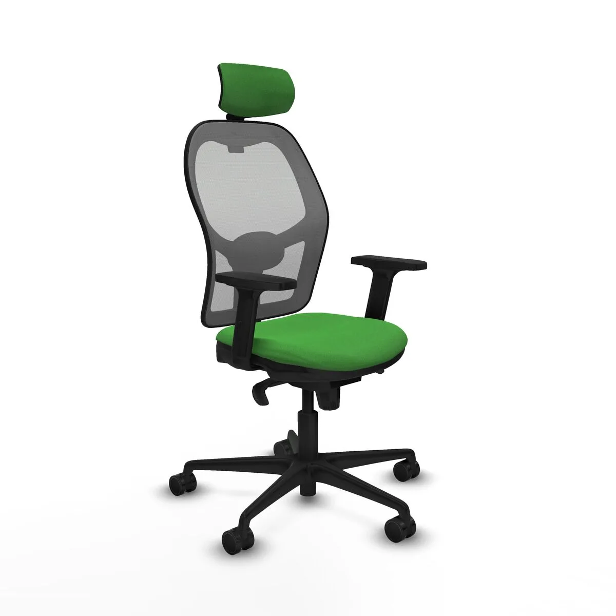 SILLA DE OFICINA CON CABECERO PIQUERAS Y CRESPO 2D036N2 VERDE