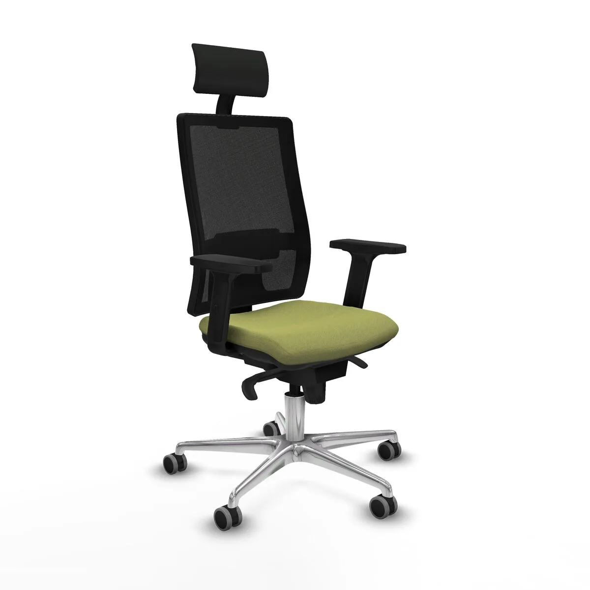 SILLA DE OFICINA CON CABECERO PIQUERAS Y CRESPO 2D086G1 VERDE
