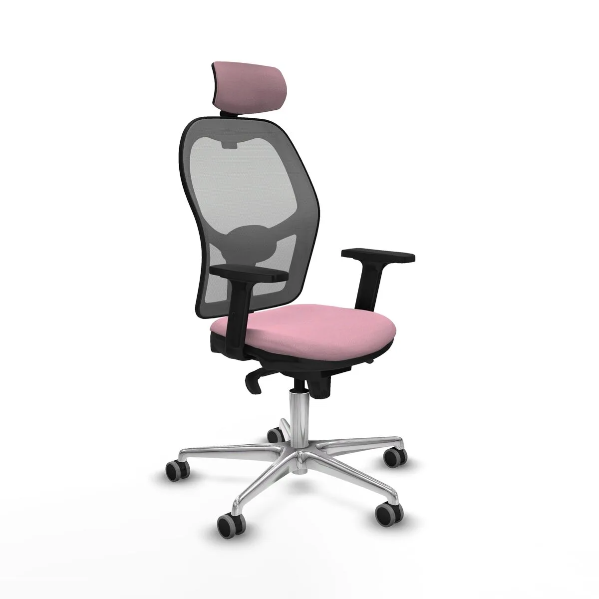 SILLA DE OFICINA CON CABECERO PIQUERAS Y CRESPO 2D086G2 ROSA