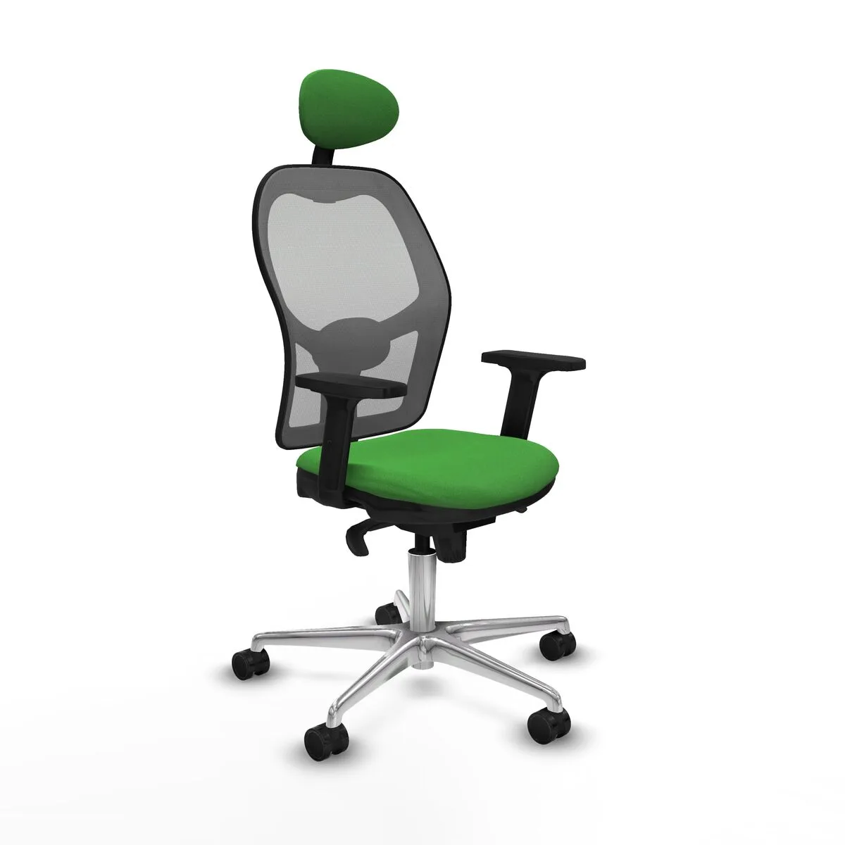 SILLA DE OFICINA CON CABECERO PIQUERAS Y CRESPO 2D086N1 VERDE