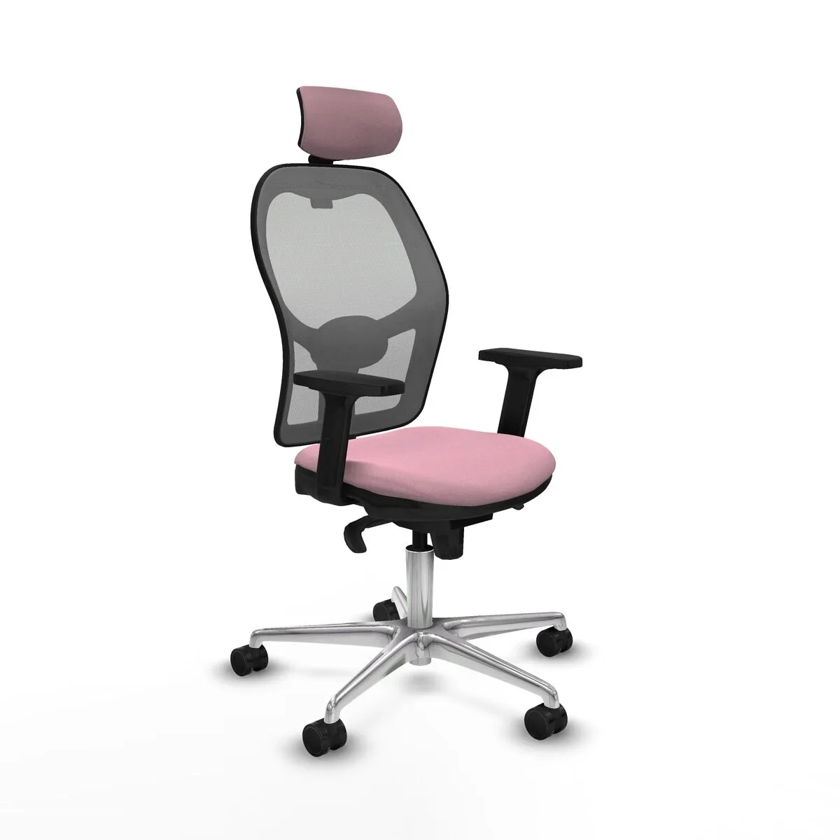 SILLA DE OFICINA CON CABECERO PIQUERAS Y CRESPO 2D086N2 ROSA