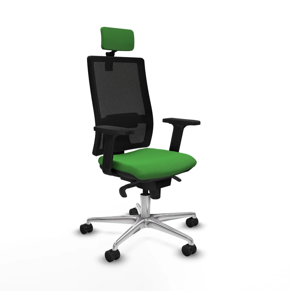 SILLA DE OFICINA CON CABECERO PIQUERAS Y CRESPO 2D086N2 VERDE