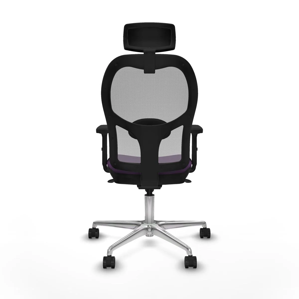 SILLA DE OFICINA CON CABECERO PIQUERAS Y CRESPO 2D086N2 MORADO