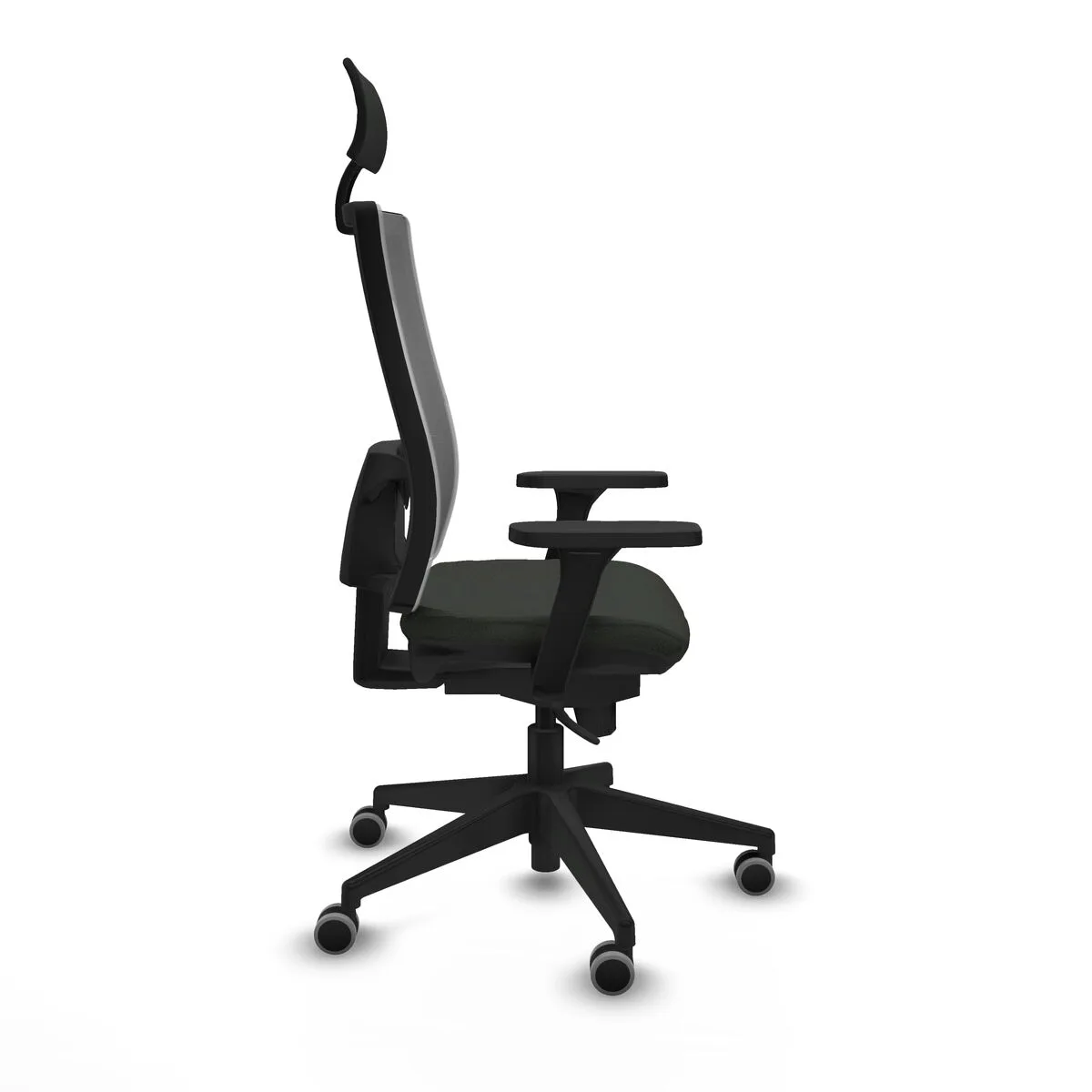 SILLA DE OFICINA CON CABECERO PIQUERAS Y CRESPO 3D066G1 NEGRO