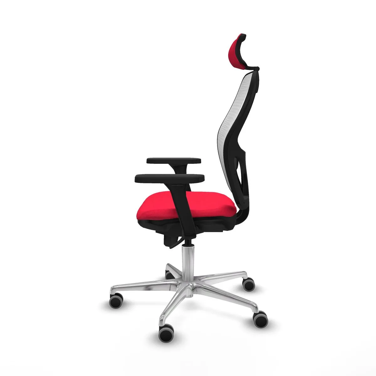 SILLA DE OFICINA CON CABECERO PIQUERAS Y CRESPO 3D086G2 ROJO