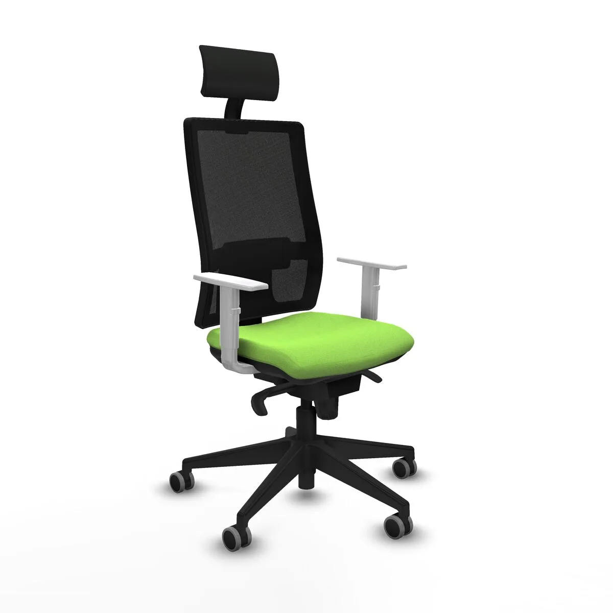 SILLA DE OFICINA CON CABECERO PIQUERAS Y CRESPO 4B066G1 PISTACHO