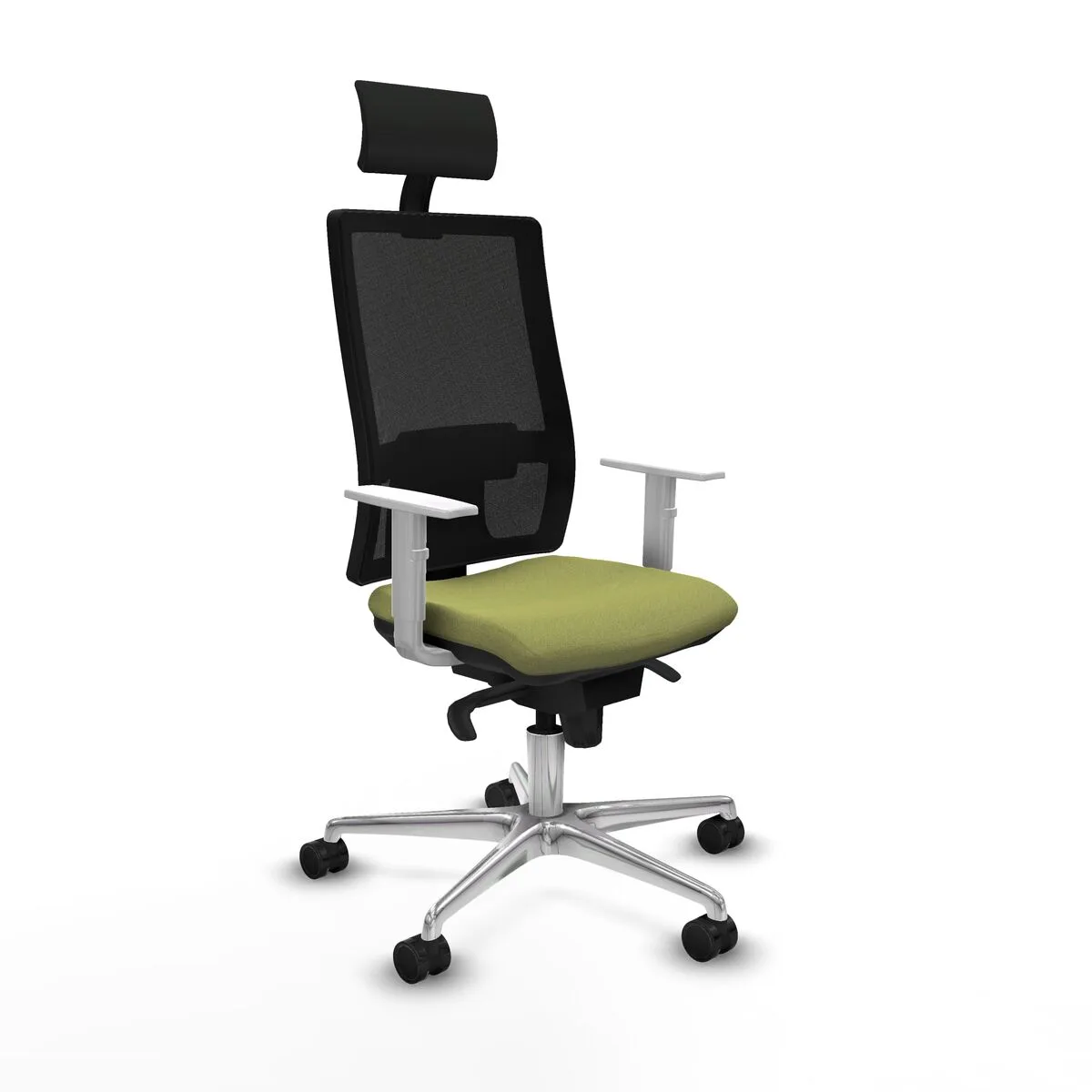 SILLA DE OFICINA CON CABECERO PIQUERAS Y CRESPO 4B086N1 VERDE