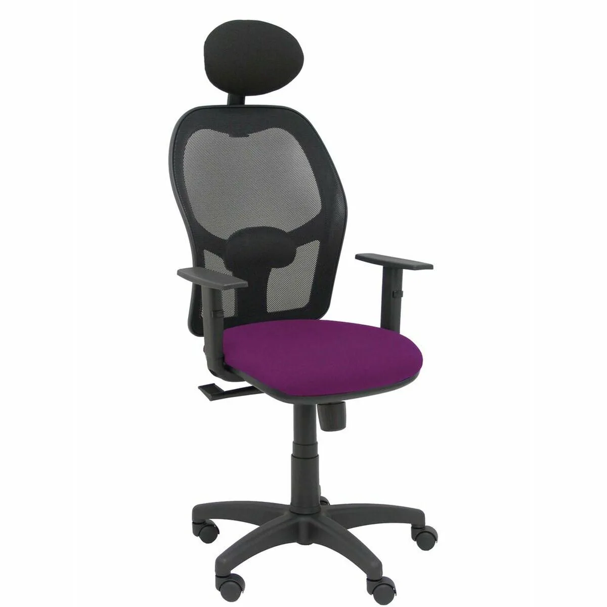 SILLA DE OFICINA CON CABECERO PIQUERAS Y CRESPO B10CRNC MORADO