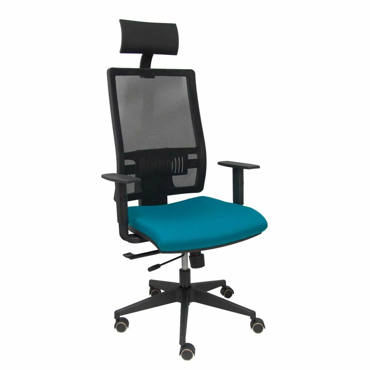 SILLA DE OFICINA CON CABECERO PIQUERAS Y CRESPO B10CRPC AZUL