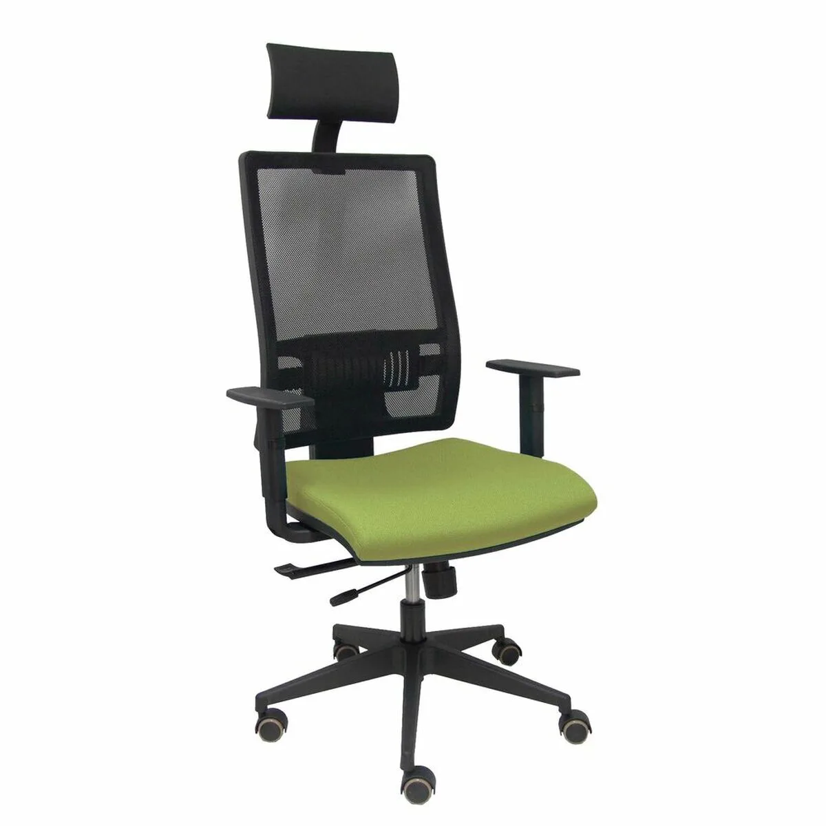 SILLA DE OFICINA CON CABECERO PIQUERAS Y CRESPO B10CRPC OLIVA VERDE CLARO