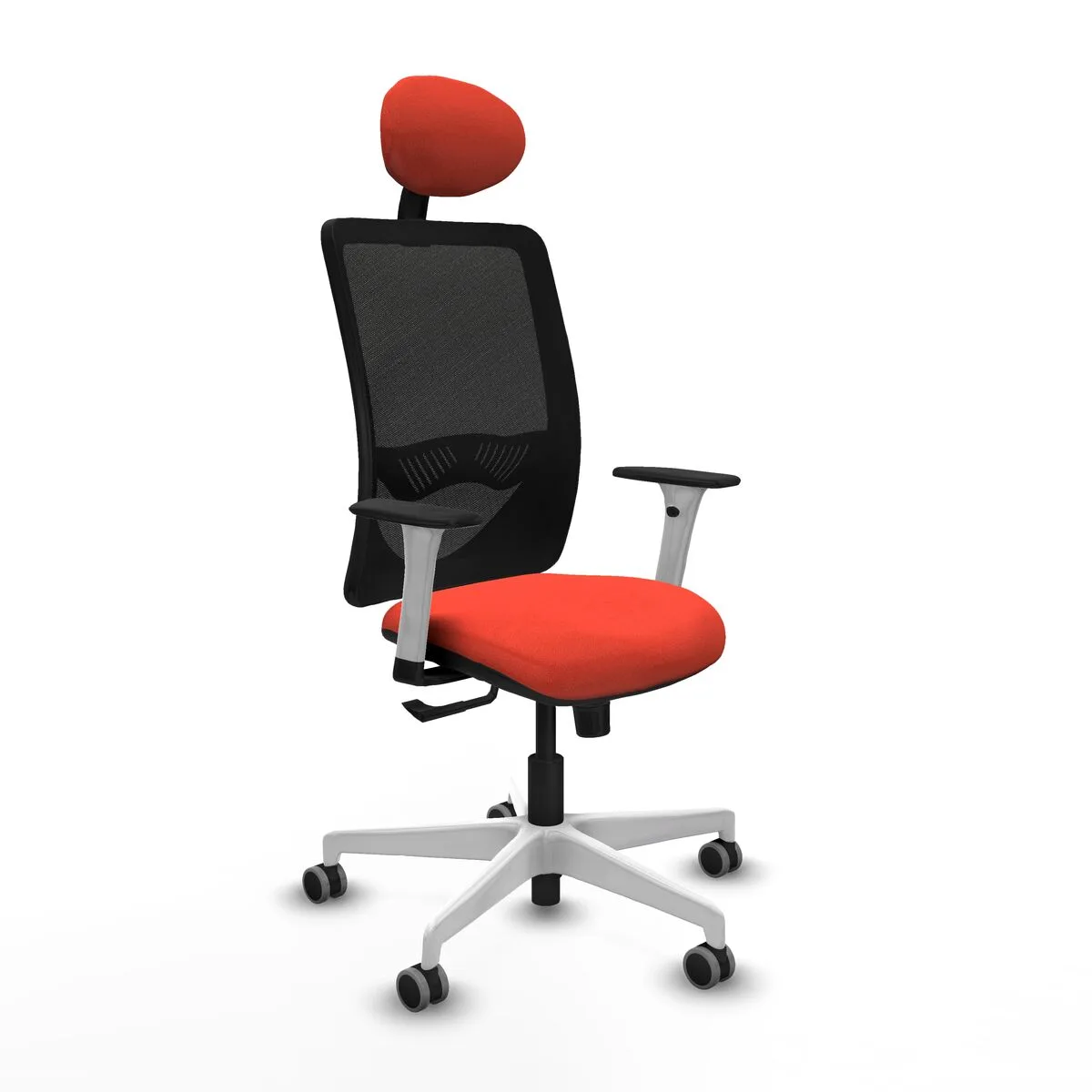 SILLA DE OFICINA CON CABECERO ZULEMA PIQUERAS Y CRESPO 1B026G1 NARANJA OSCURO