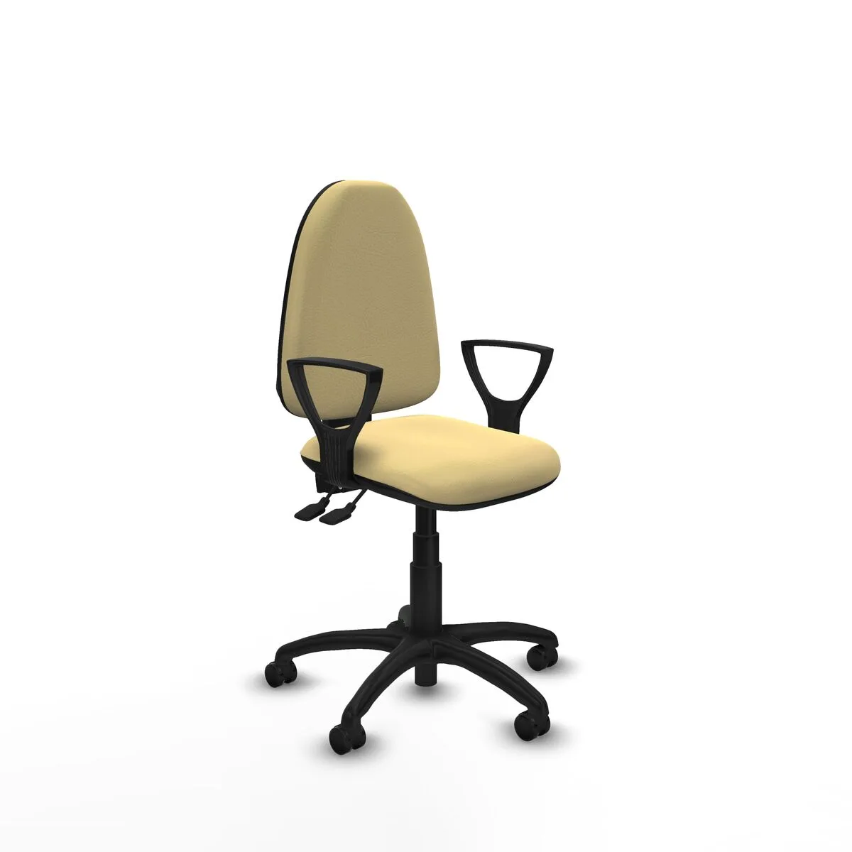 SILLA DE OFICINA AÝNA ASINCRO PIQUERAS Y CRESPO BFN01RP CREMA