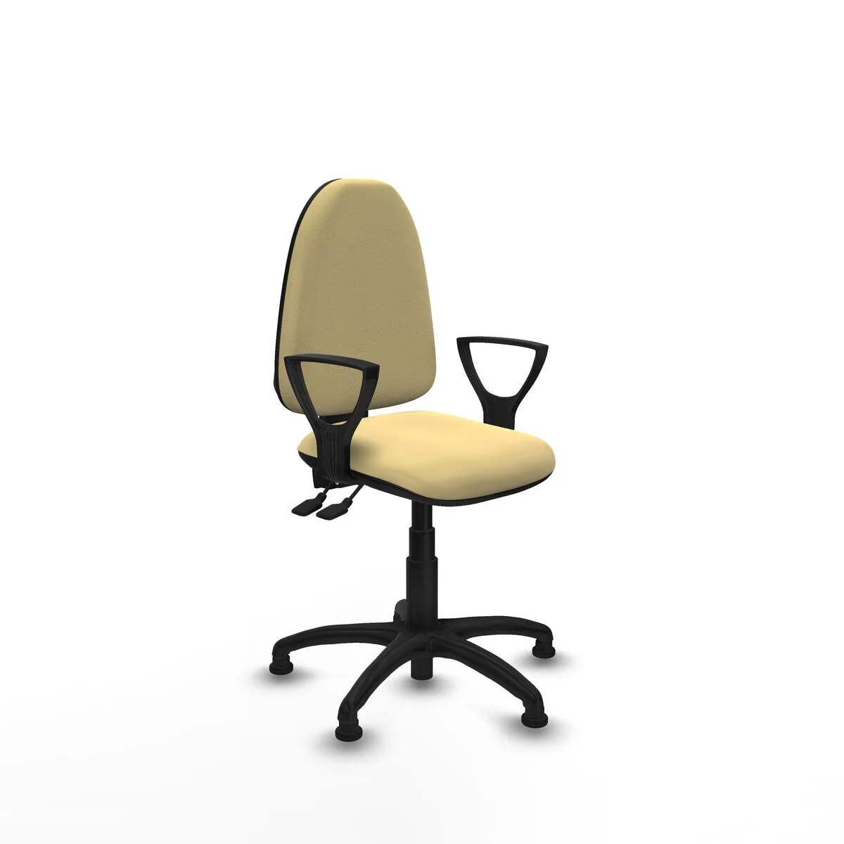 SILLA DE OFICINA AÝNA ASINCRO PIQUERAS Y CRESPO BFN01RT CREMA