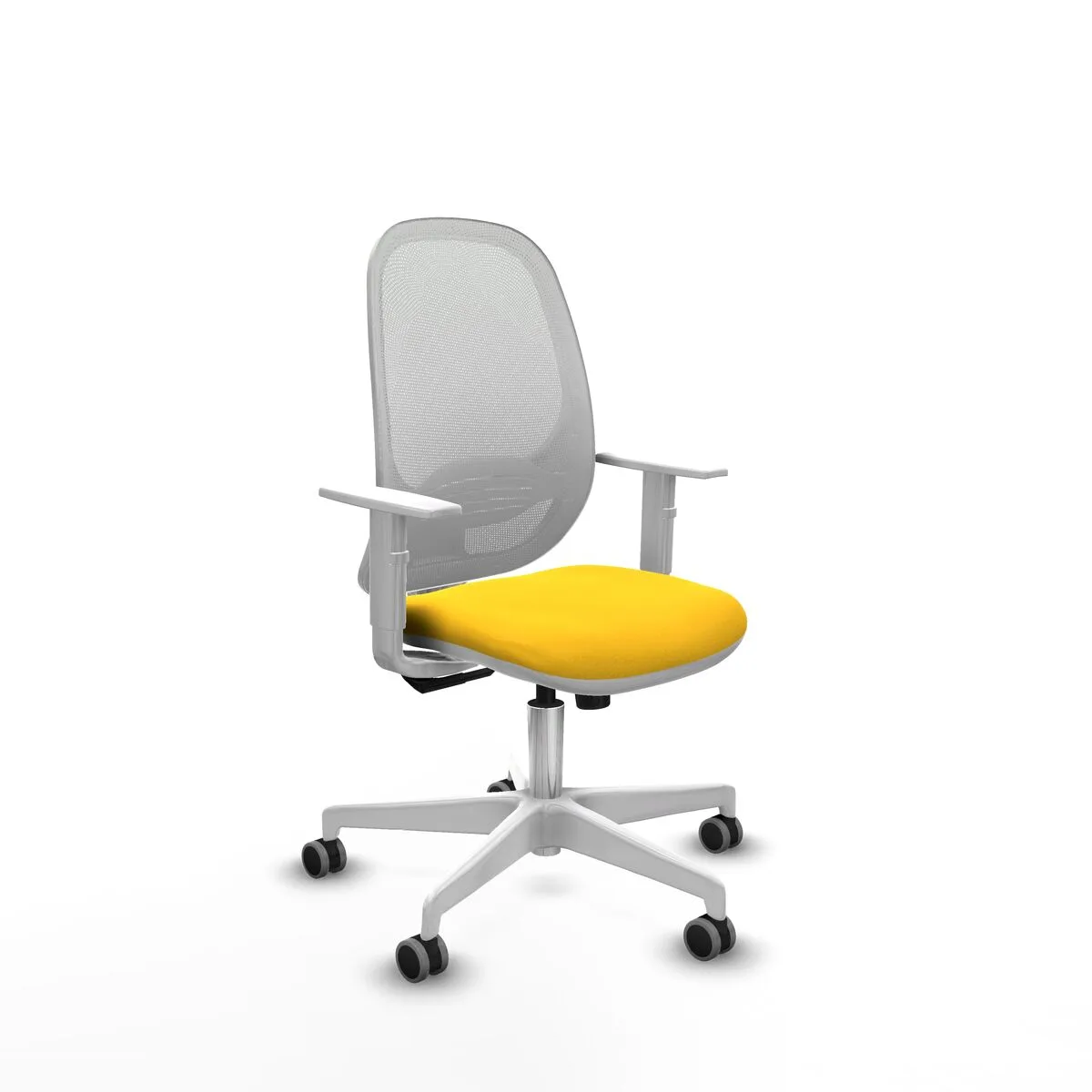 SILLA DE OFICINA CILANCO PIQUERAS Y CRESPO B4B026G AMARILLO