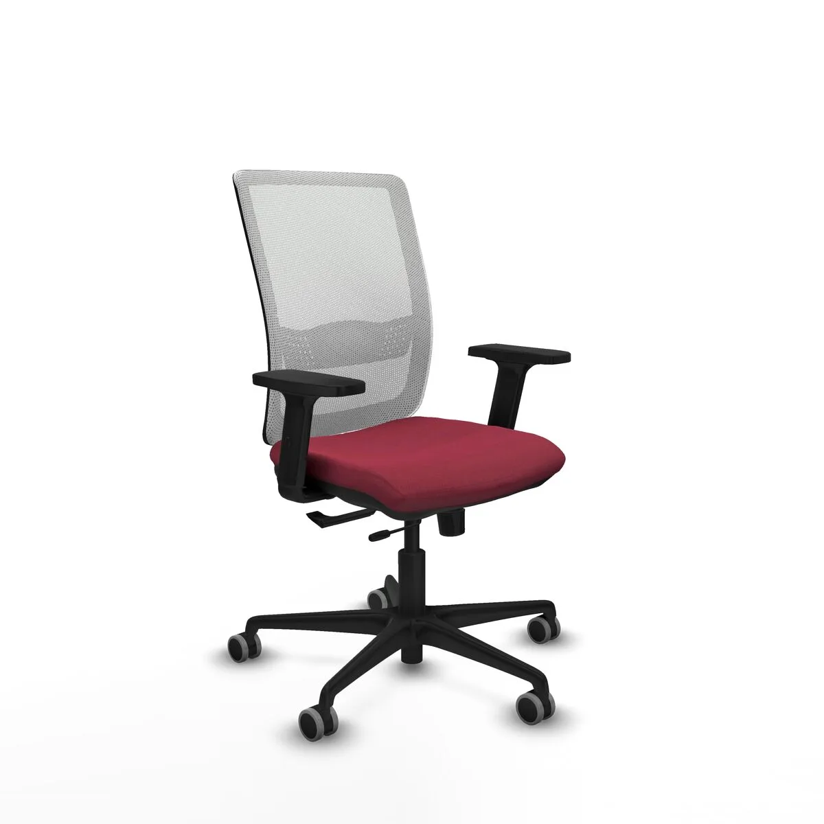 SILLA DE OFICINA HACHES TRASLACK PIQUERAS Y CRESPO 2D036G0 GRANATE