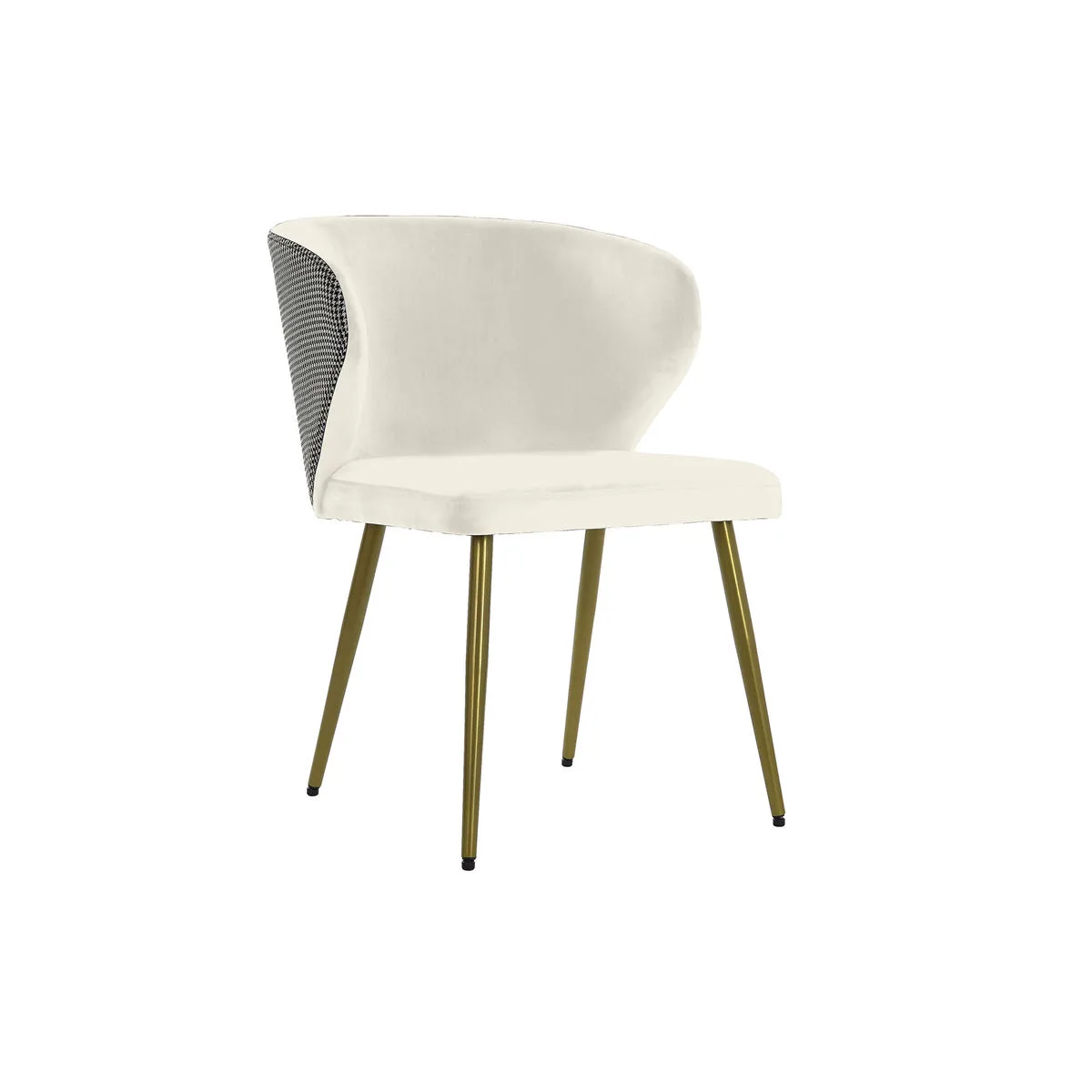 SILLA DE OFICINA HOME ESPRIT BLANCO NEGRO