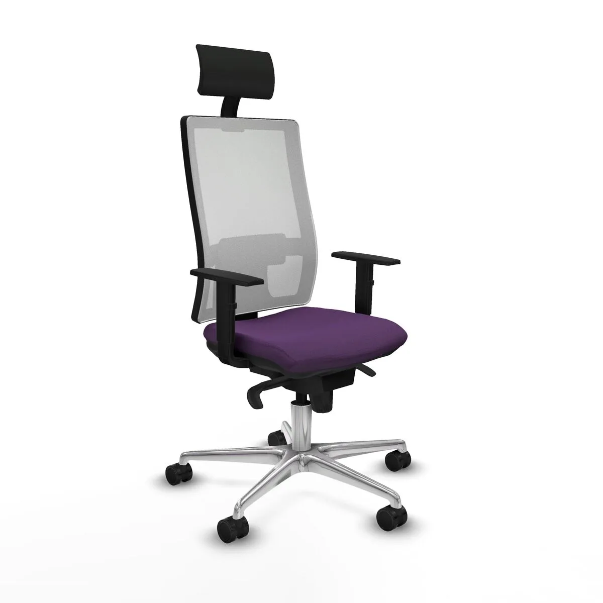 SILLA DE OFICINA HORNA PIQUERAS Y CRESPO 1D086N1 MORADO