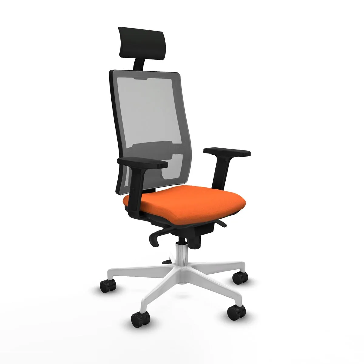 SILLA DE OFICINA HORNA PIQUERAS Y CRESPO 2D026N1 NARANJA