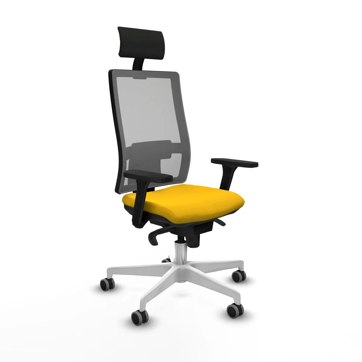 SILLA DE OFICINA HORNA PIQUERAS Y CRESPO 3D026G1 AMARILLO