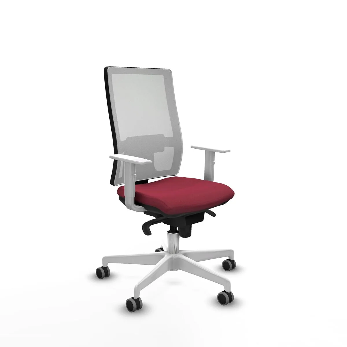 SILLA DE OFICINA HORNA PIQUERAS Y CRESPO 4B026G0 GRANATE