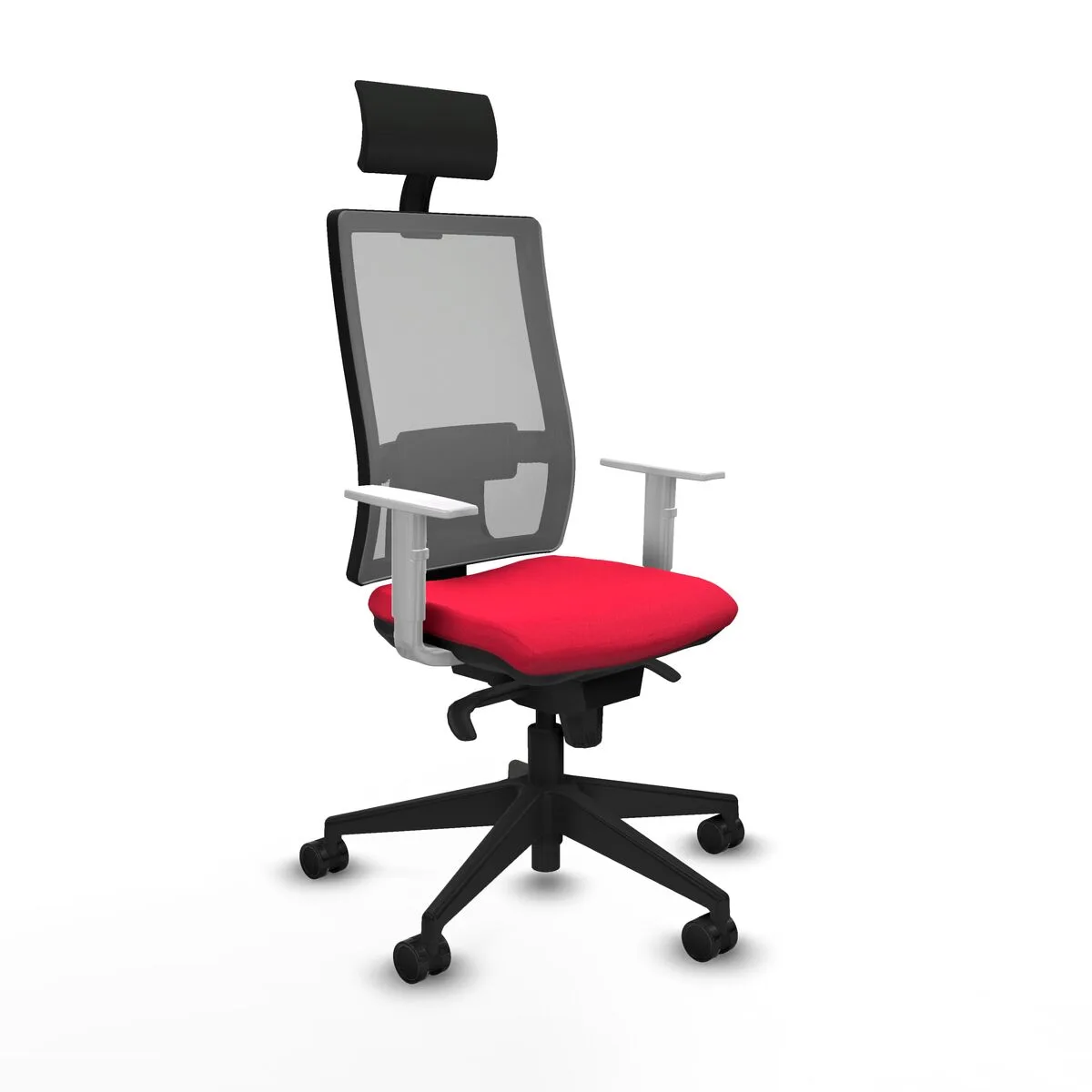 SILLA DE OFICINA HORNA PIQUERAS Y CRESPO 4B066N1 ROJO