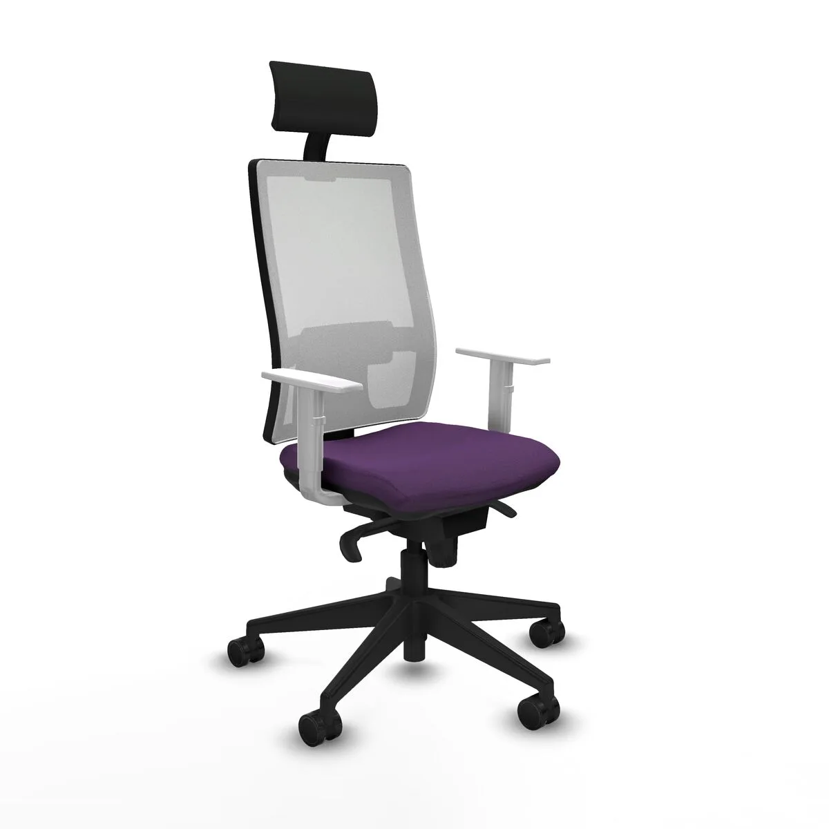 SILLA DE OFICINA HORNA PIQUERAS Y CRESPO 4B066N1 MORADO