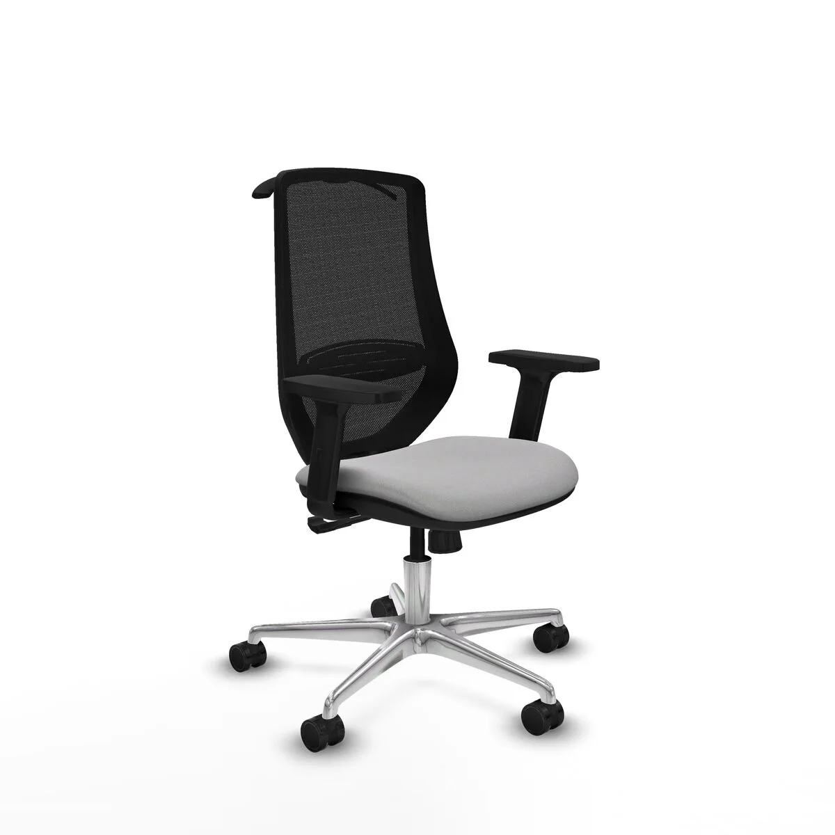 SILLA DE OFICINA MARDOS SINCRO BALI PIQUERAS Y CRESPO D086N0H GRIS CLARO