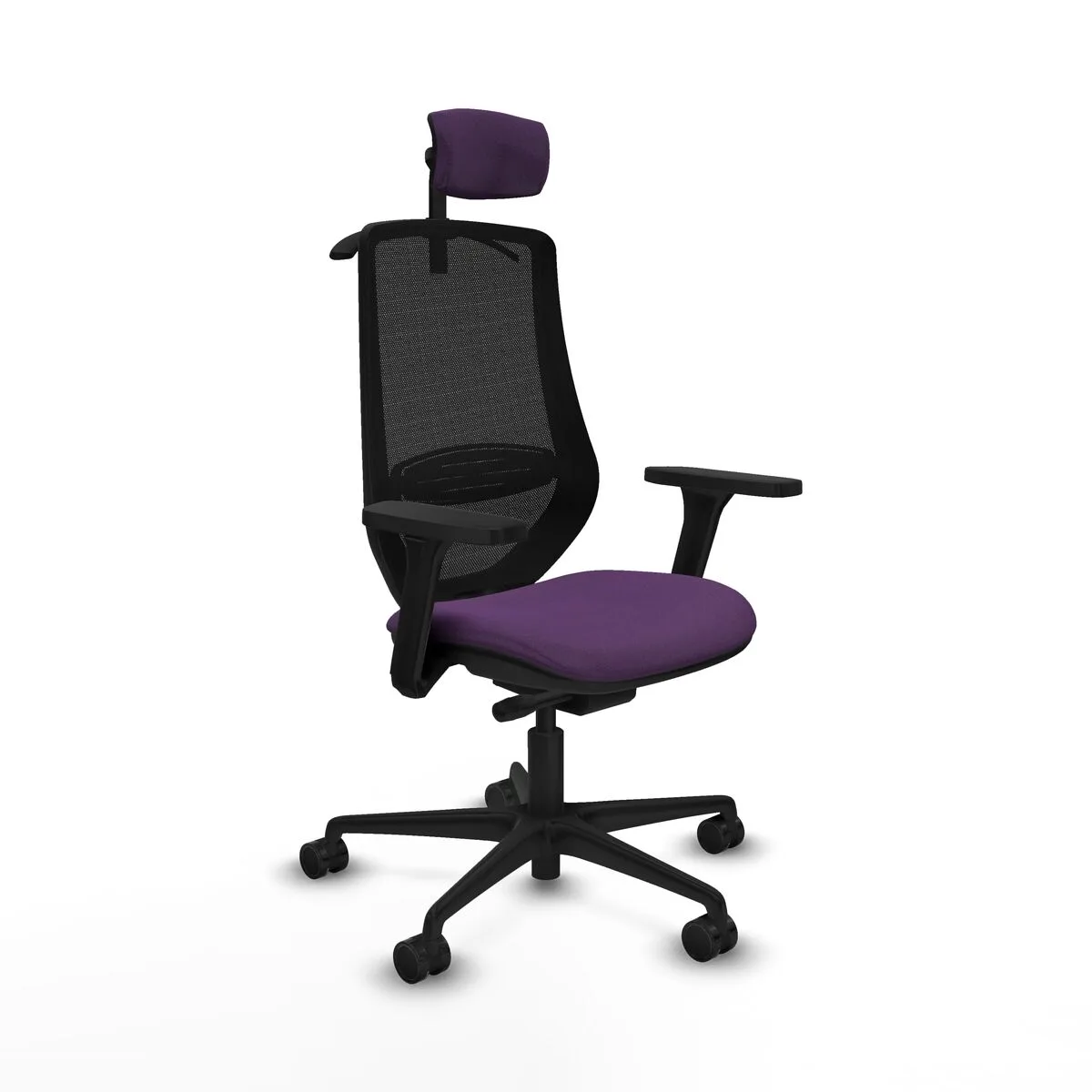 SILLA DE OFICINA MARDOS TRASLACK BALI PIQUERAS Y CRESPO D036N2H MORADO