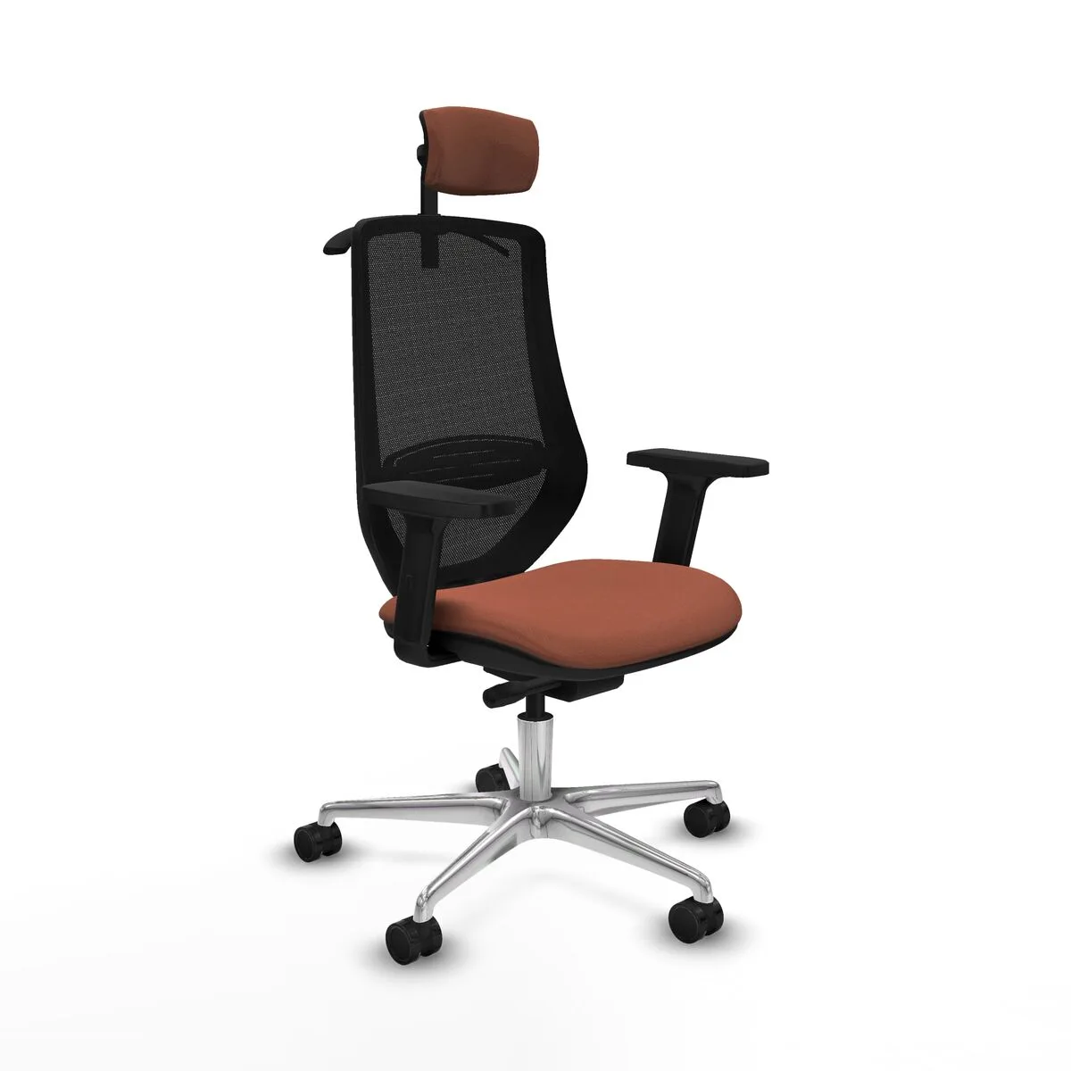 SILLA DE OFICINA MARDOS TRASLACK BALI PIQUERAS Y CRESPO D086N2H MARRÓN NEGRO