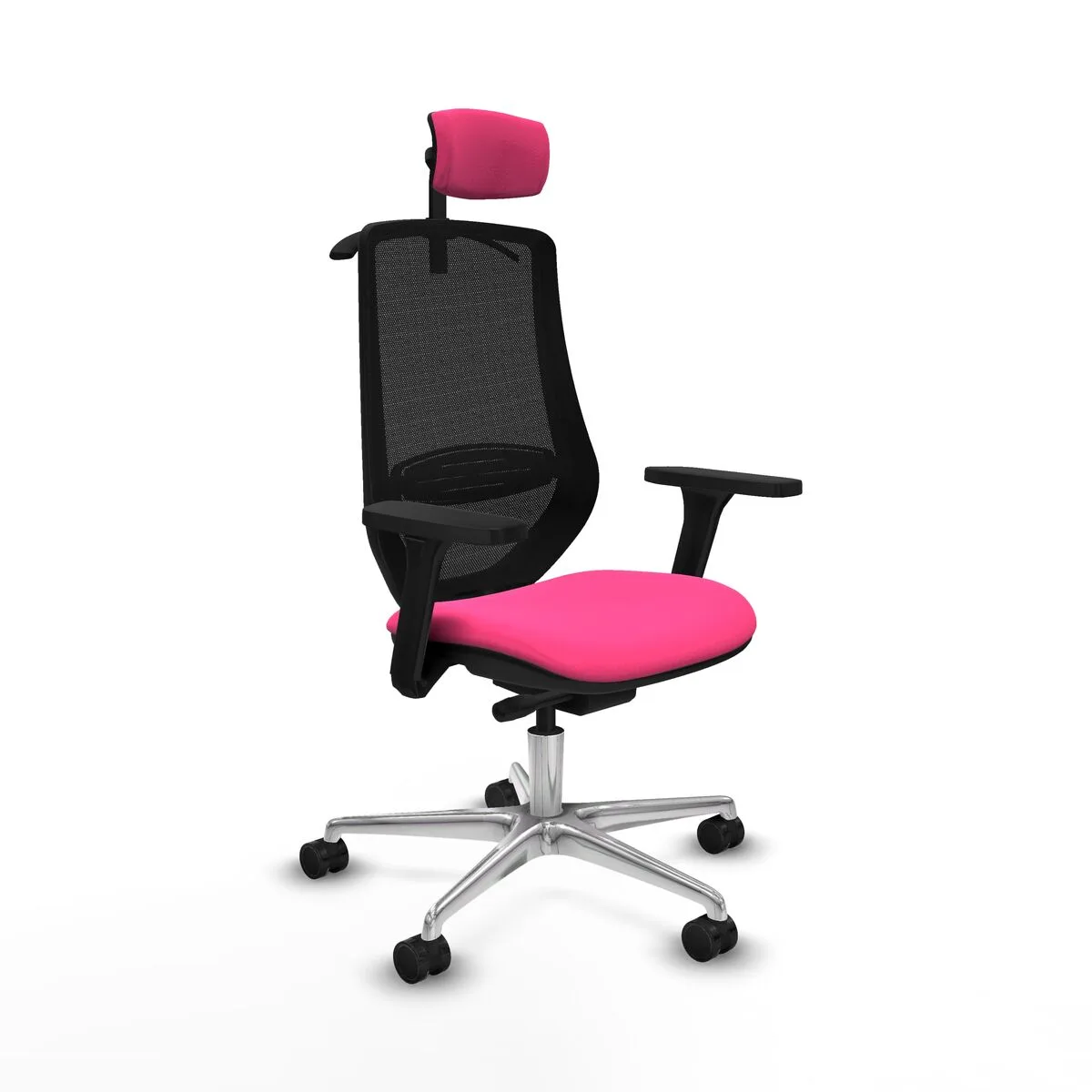 SILLA DE OFICINA MARDOS TRASLACK PIQUERAS Y CRESPO D086N2H ROSA