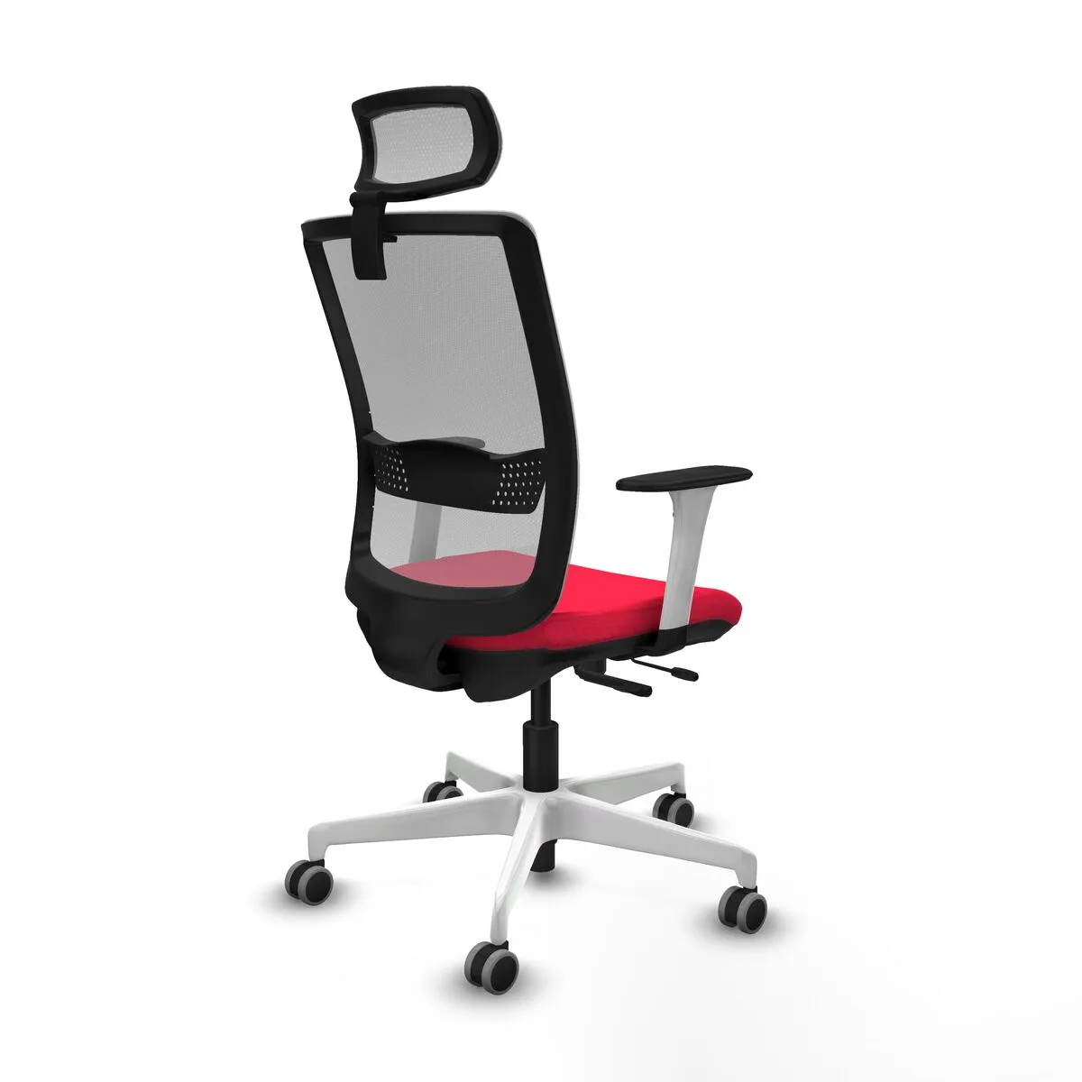 SILLA DE OFICINA PIQUERAS Y CRESPO 1B026G2 ROJO