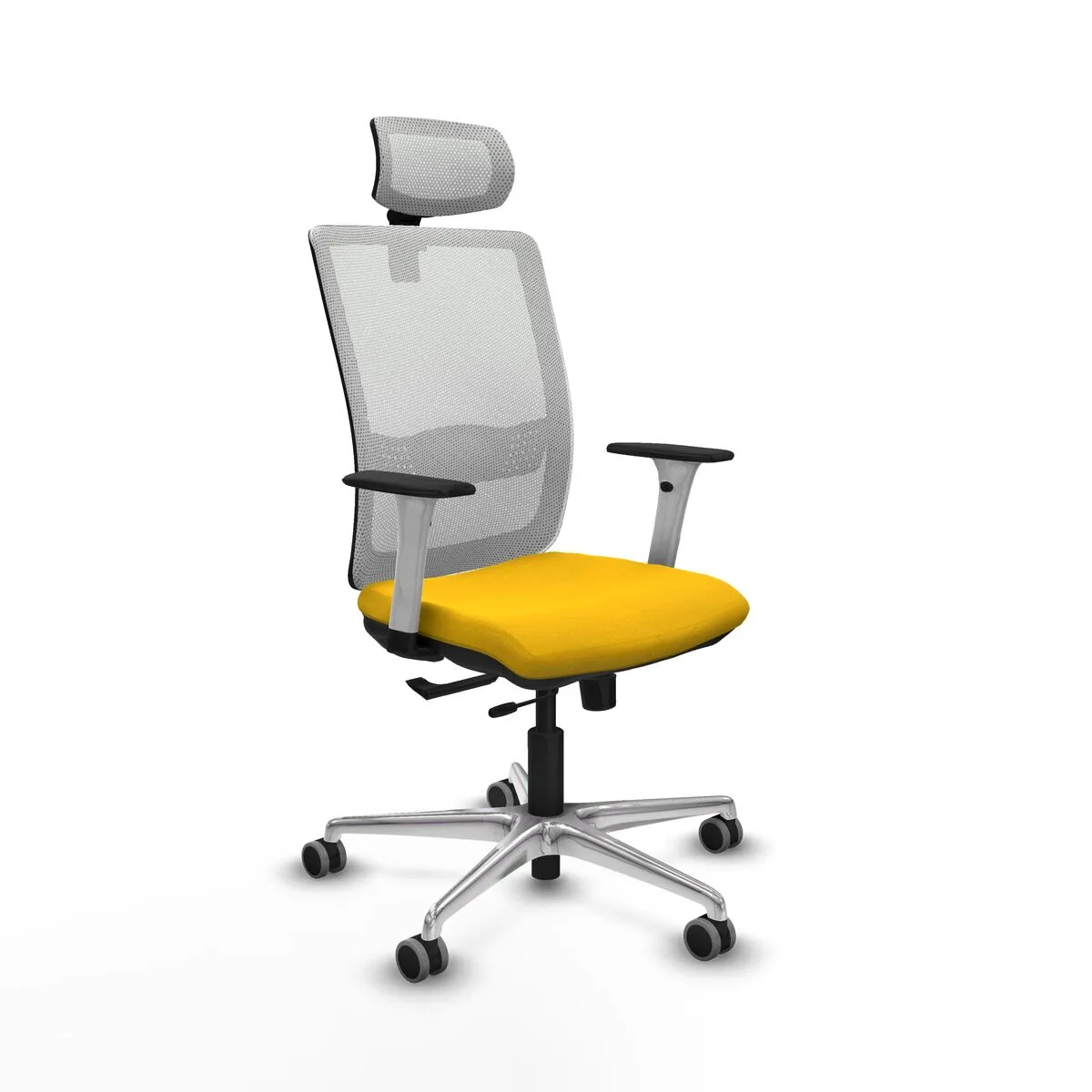 SILLA DE OFICINA PIQUERAS Y CRESPO 1B086G2 AMARILLO