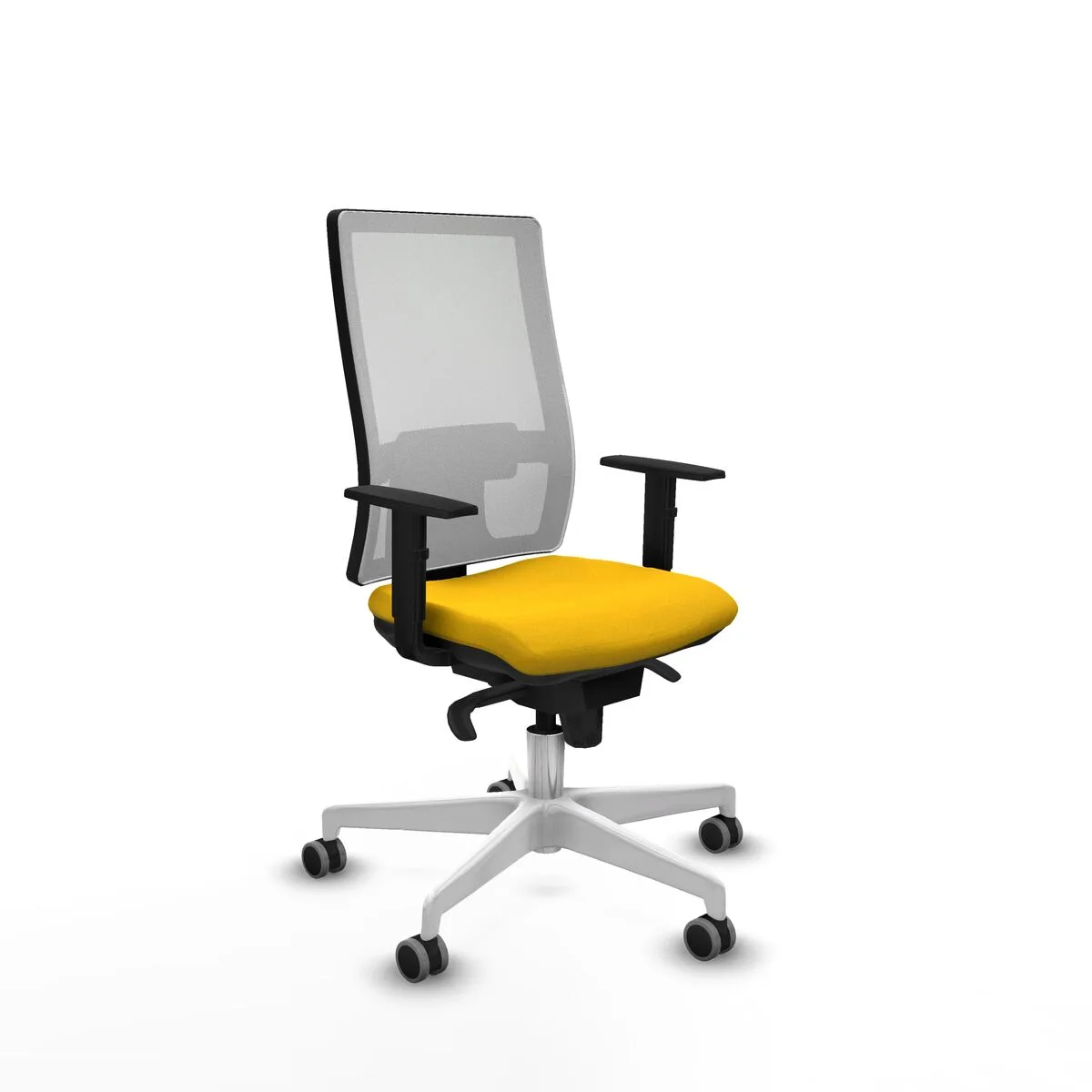 SILLA DE OFICINA PIQUERAS Y CRESPO 1D026G0 AMARILLO