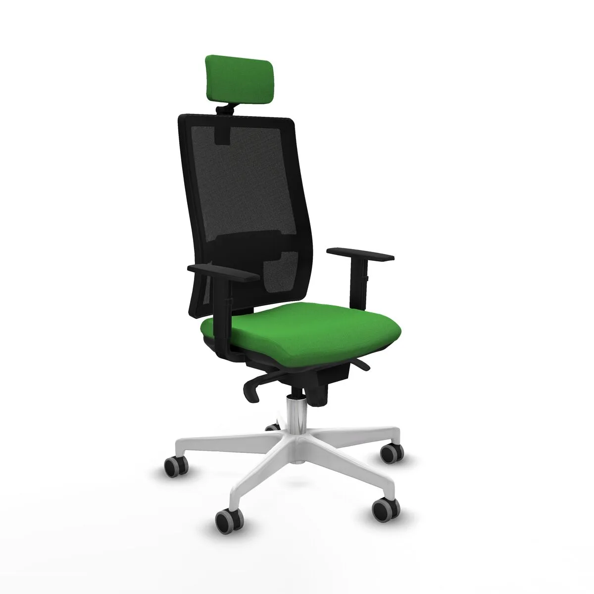 SILLA DE OFICINA PIQUERAS Y CRESPO 1D026G2 VERDE
