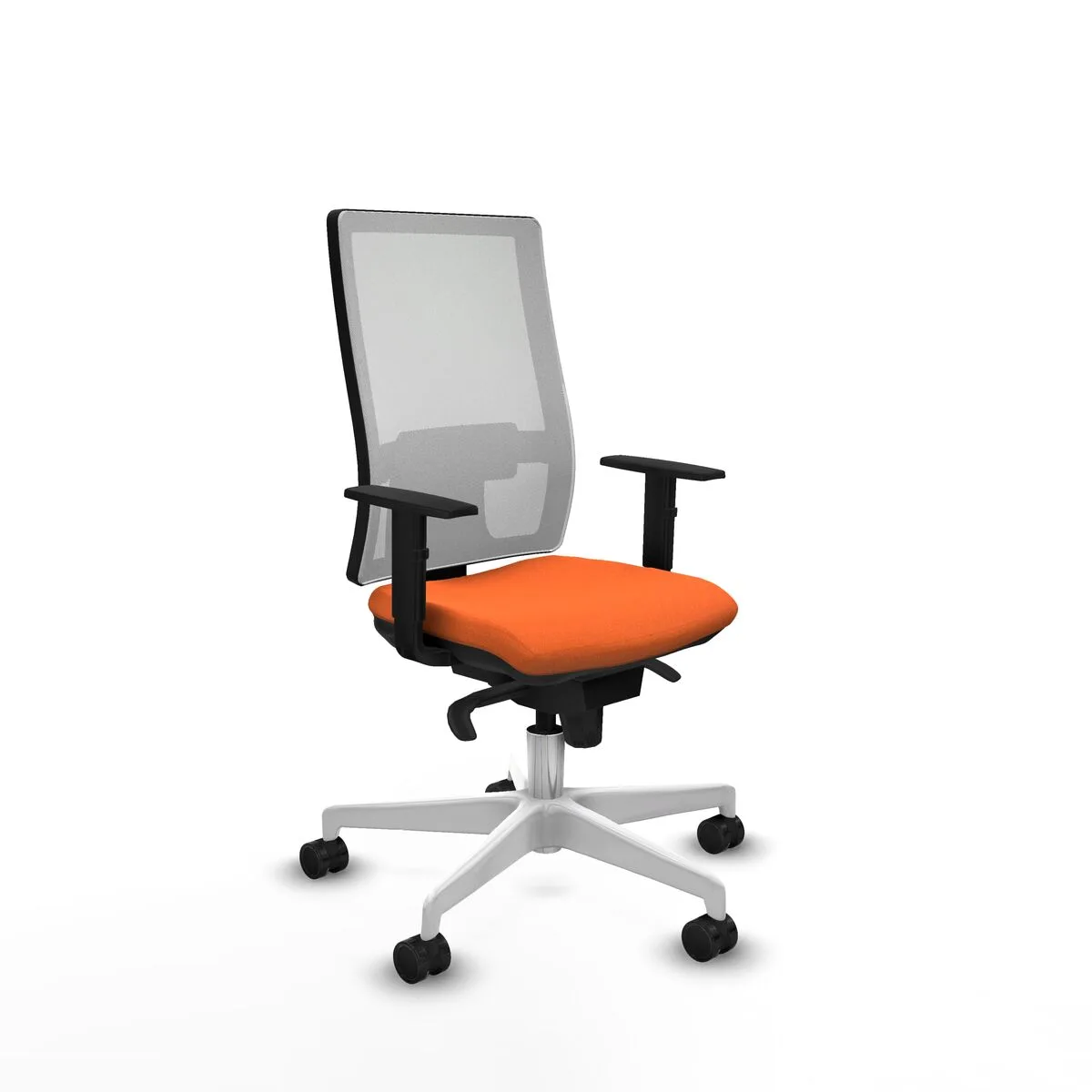 SILLA DE OFICINA PIQUERAS Y CRESPO 1D026N0 NARANJA