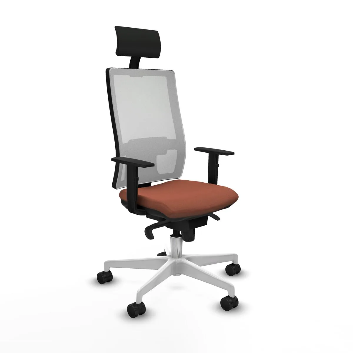 SILLA DE OFICINA PIQUERAS Y CRESPO 1D026N1 MARRÓN