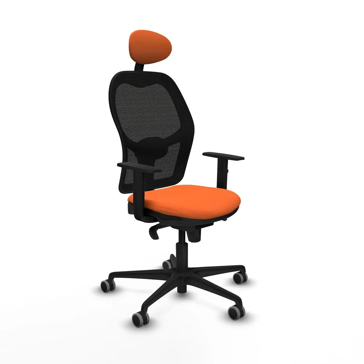 SILLA DE OFICINA PIQUERAS Y CRESPO 1D036G1 NARANJA