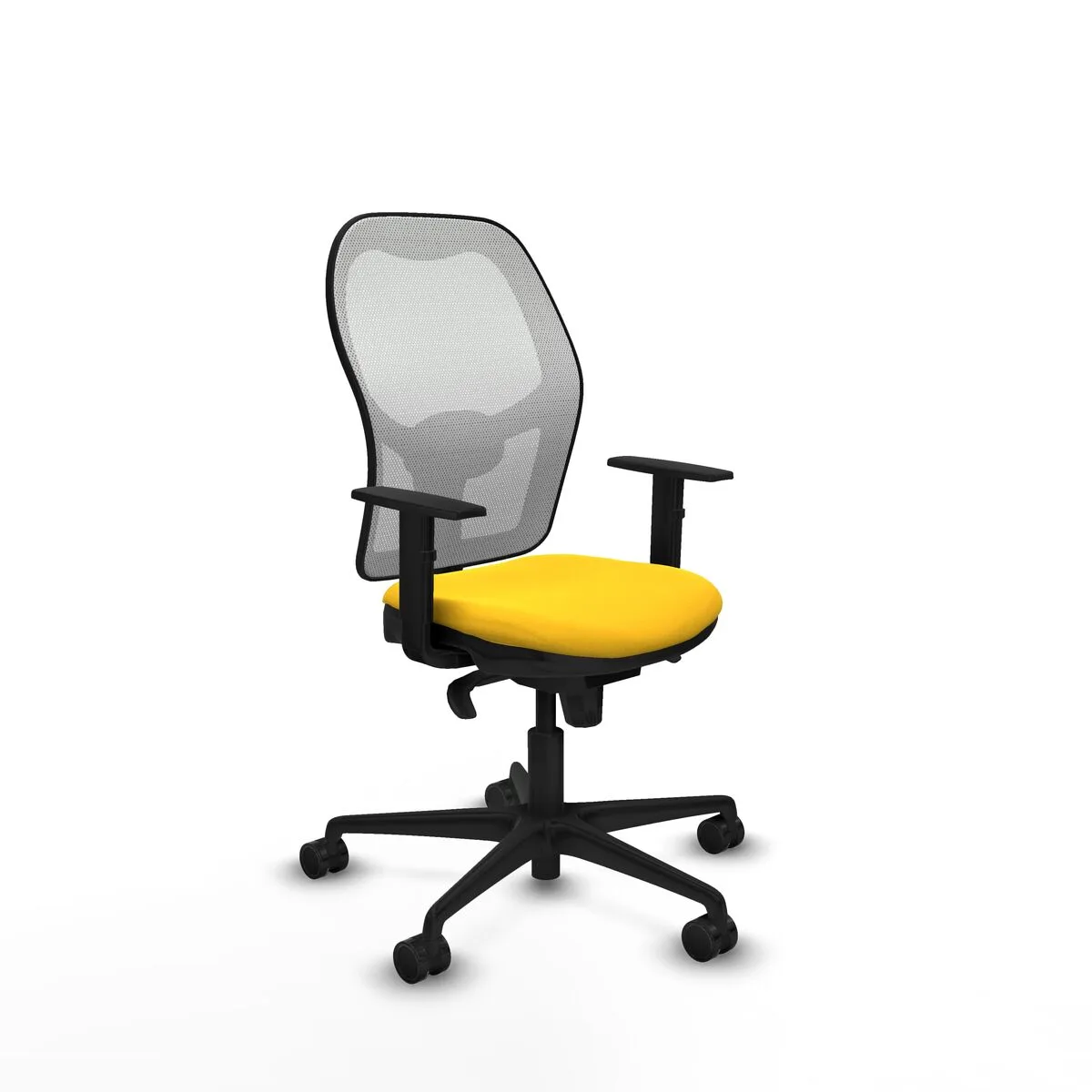 SILLA DE OFICINA PIQUERAS Y CRESPO 1D036N0 AMARILLO