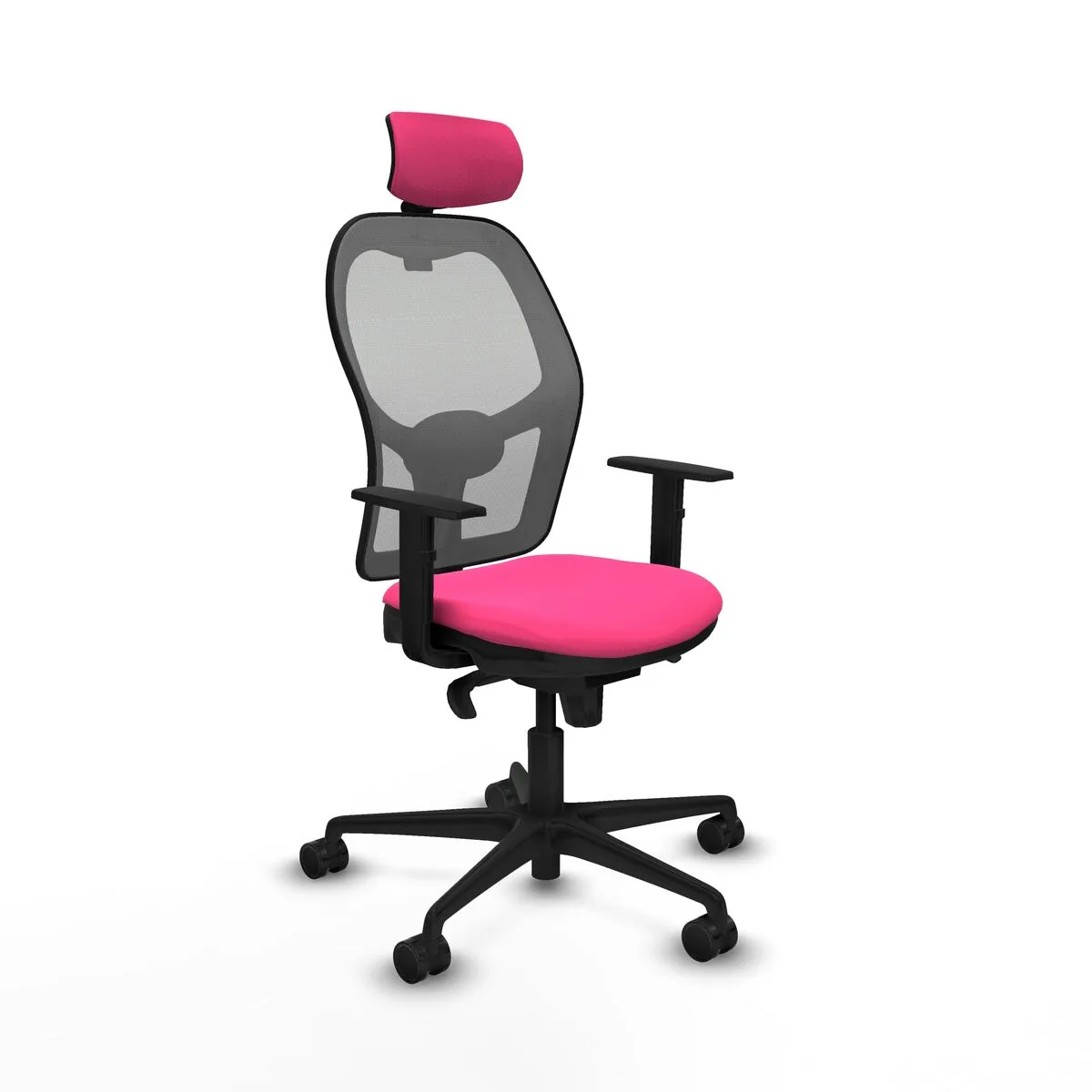 SILLA DE OFICINA PIQUERAS Y CRESPO 1D036N2 ROSA