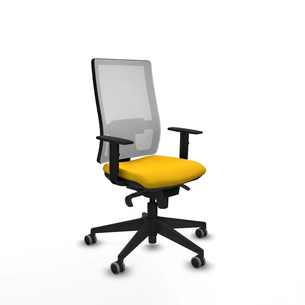 SILLA DE OFICINA PIQUERAS Y CRESPO 1D066G0 AMARILLO