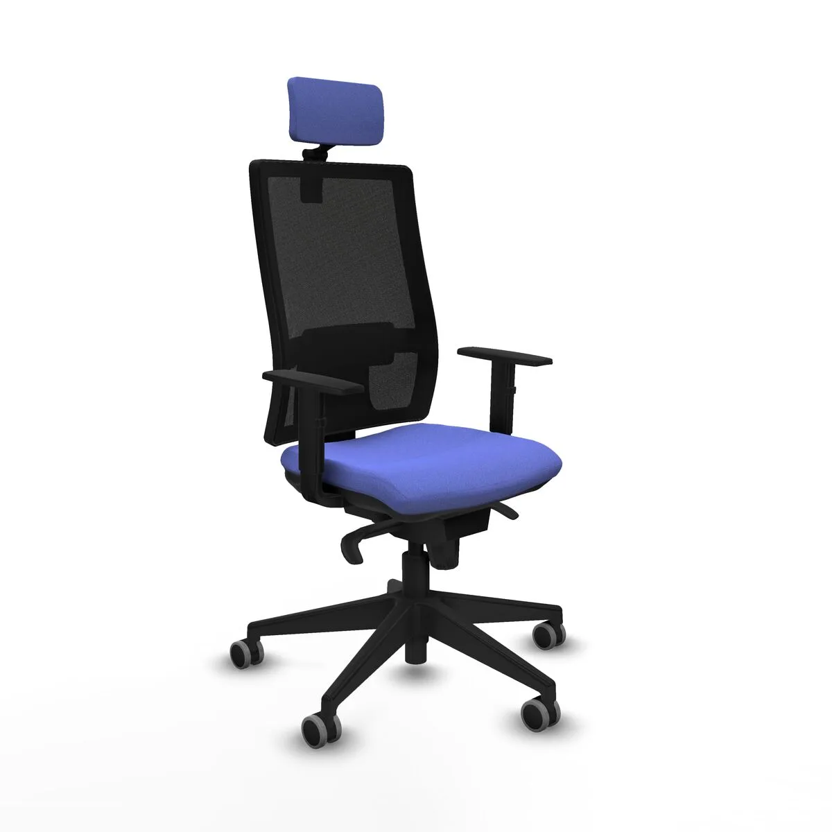 SILLA DE OFICINA PIQUERAS Y CRESPO 1D066G2 AZUL CLARO