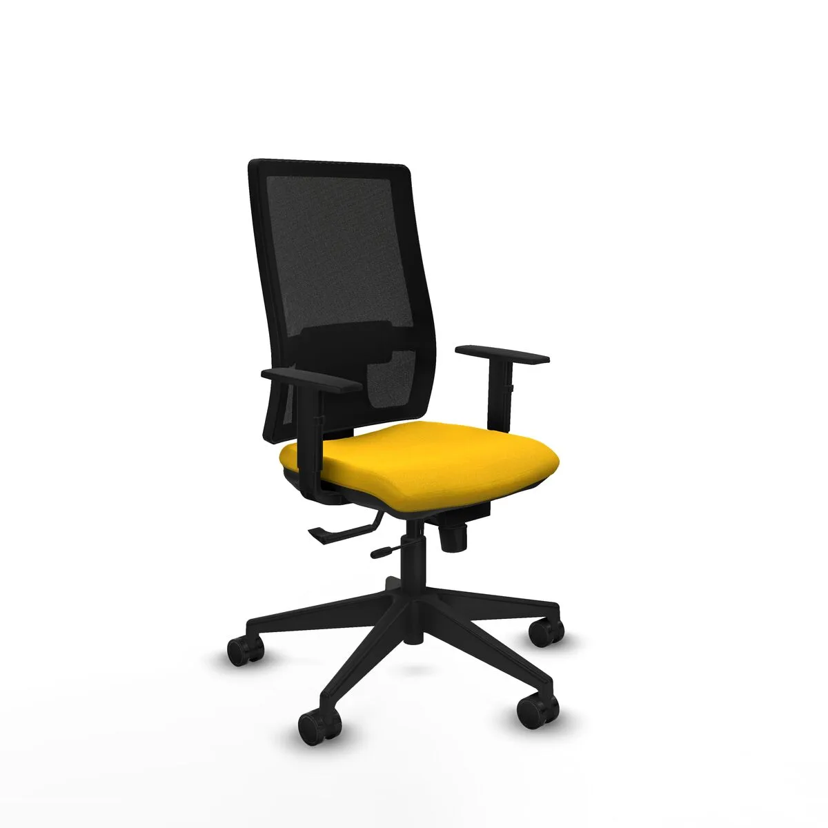SILLA DE OFICINA PIQUERAS Y CRESPO 1D066N0 AMARILLO