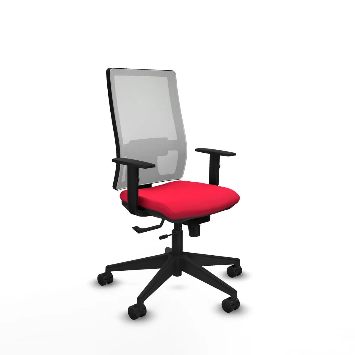 SILLA DE OFICINA PIQUERAS Y CRESPO 1D066N0 ROJO