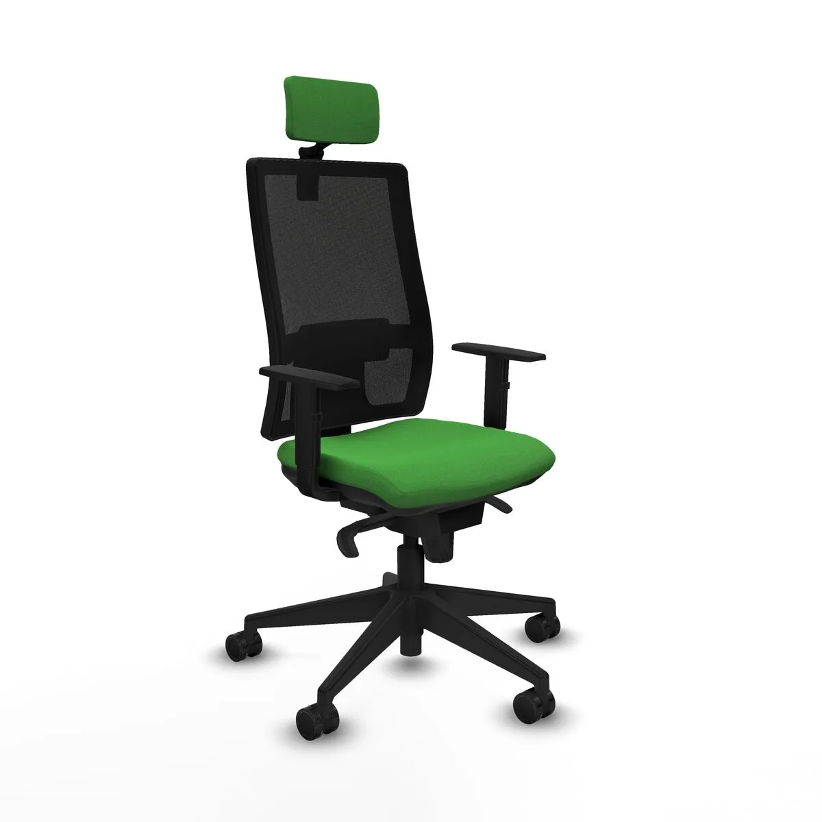 SILLA DE OFICINA PIQUERAS Y CRESPO 1D066N2 VERDE