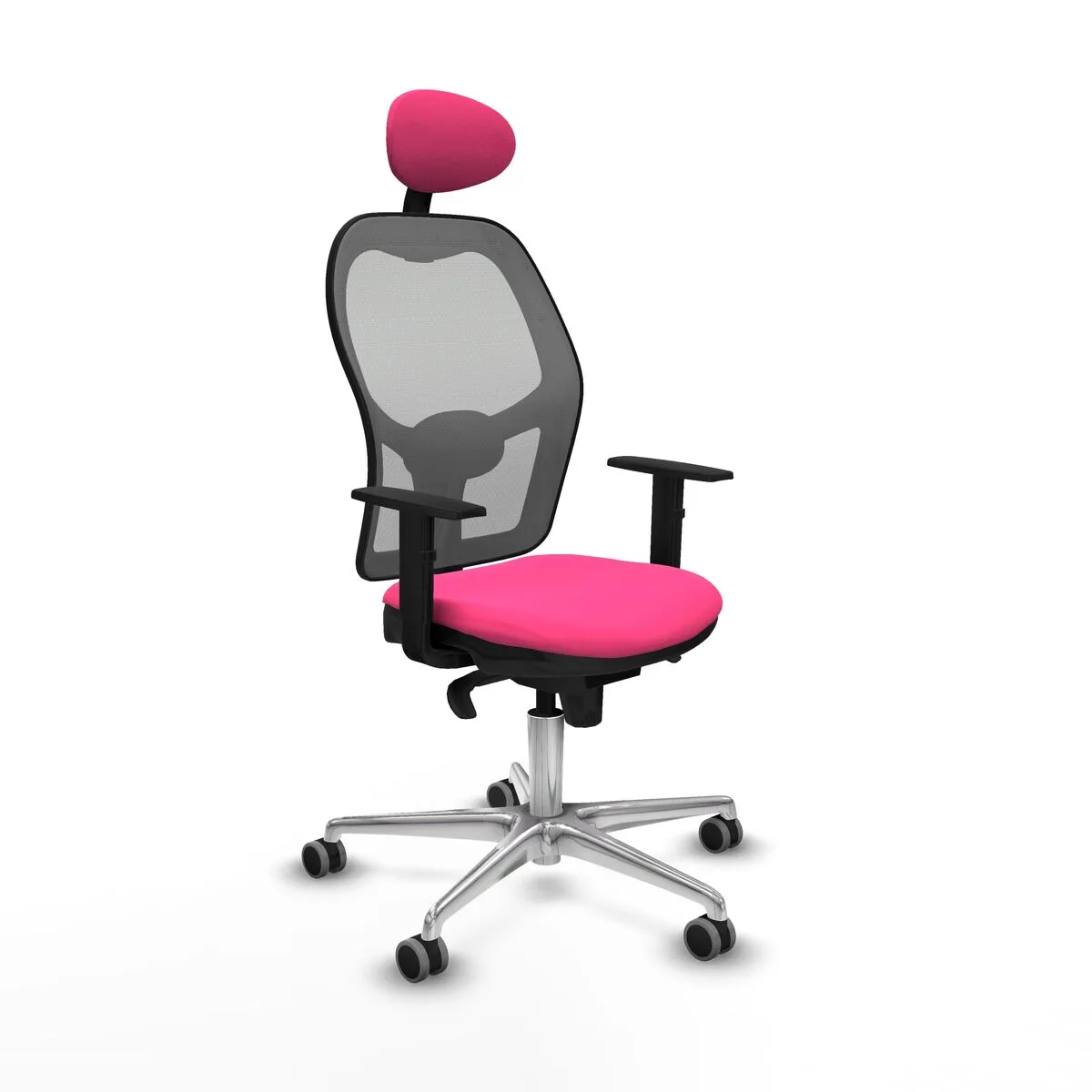 SILLA DE OFICINA PIQUERAS Y CRESPO 1D086G1 ROSA