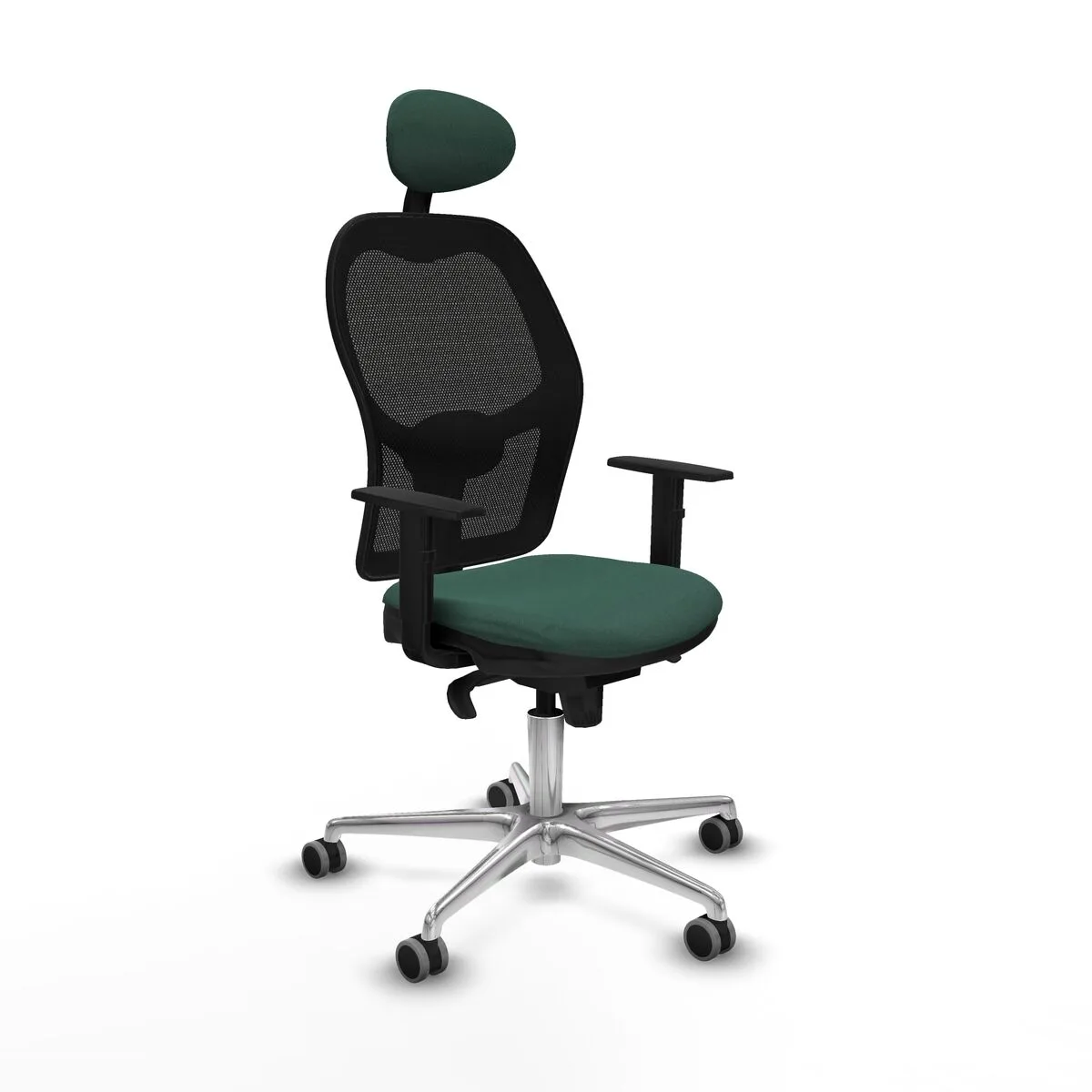 SILLA DE OFICINA PIQUERAS Y CRESPO 1D086G1 VERDE