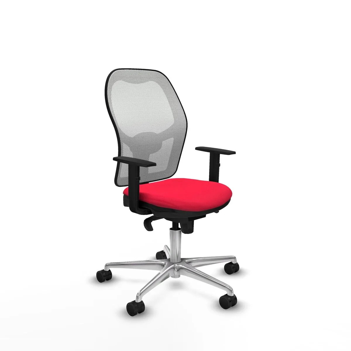 SILLA DE OFICINA PIQUERAS Y CRESPO 1D086N0 ROJO